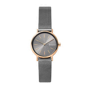 Skagen SKW2996 Signatur Lille Grey Stainless Steel Mesh Women's Watch - mzwatcheslk srilanka